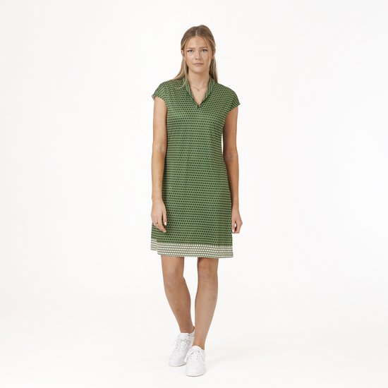 Func Factory dames Jurkje Zig Zag groen maat 36 van Func Factory — afbeelding 5