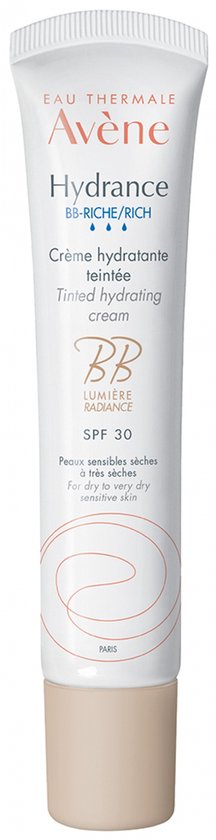 Avène Hydrance BB-Rijke/Rich getinte hydraterende crème, SPF 30.