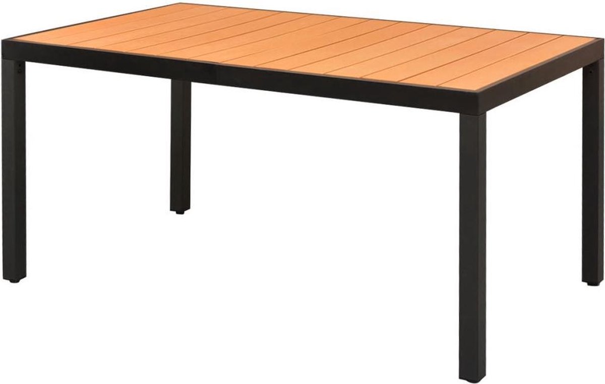 vidaXL Tuintafel 59x47x40 cm PP wit, picknicktafel, campingtafel, terrasmeubel, tuinmeubel, terrastafel, camping tafel, picknick tafel, kampeertafel