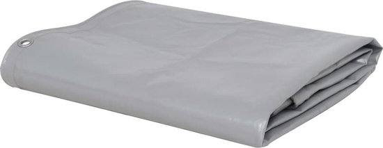vidaXL Bâche 650 g/m² 4x6 m Gris - Bâche - Bâches - Bâche - Bâches