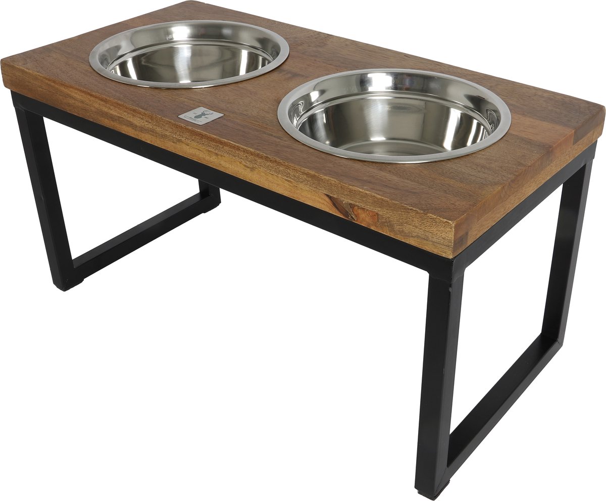 Boony “Est 1941” dinnerset hout + metalen frame 66cm