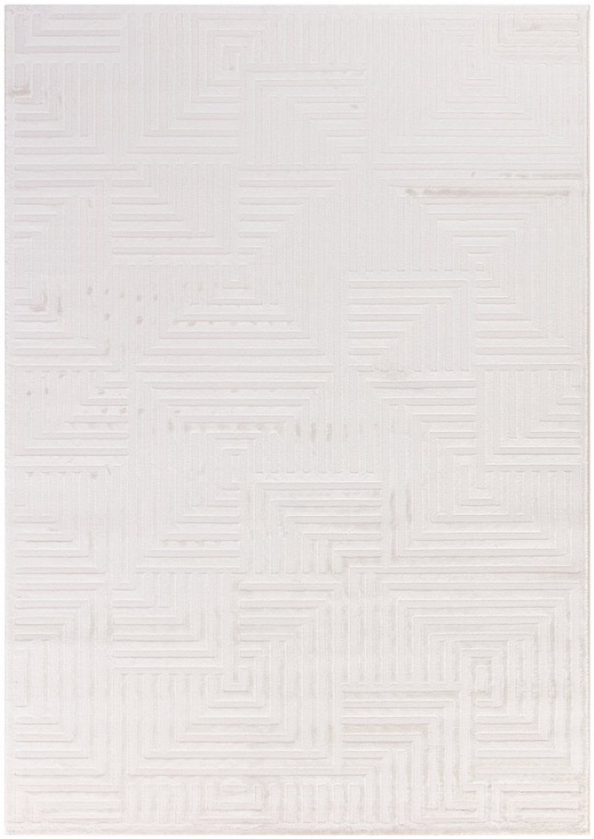 Ayyildiz Sahara Vloerkleed – Crème – Modern Zenpatroon – Elegant & Neutraal – 280x370 cm Creme 1114