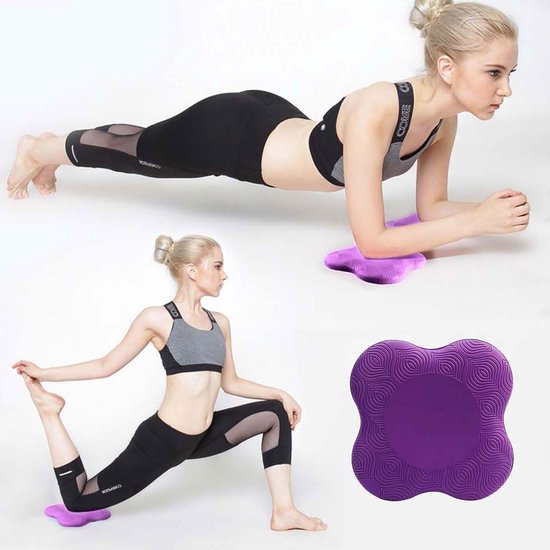 Ibenzoa® Yogamat en Kniekussen Set voor Maximale Ondersteuning en Comfort tijdens Yoga en Fitness van ibenzoa — afbeelding 4