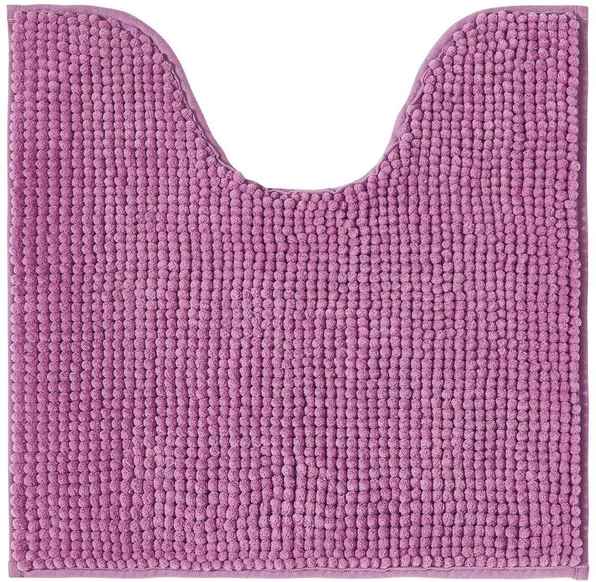 Ibenzoa® Zachte Chenille Badmat en WC-Mat met Antislip voor Badkamer en Toilet, Paars, 45 x 45 cm