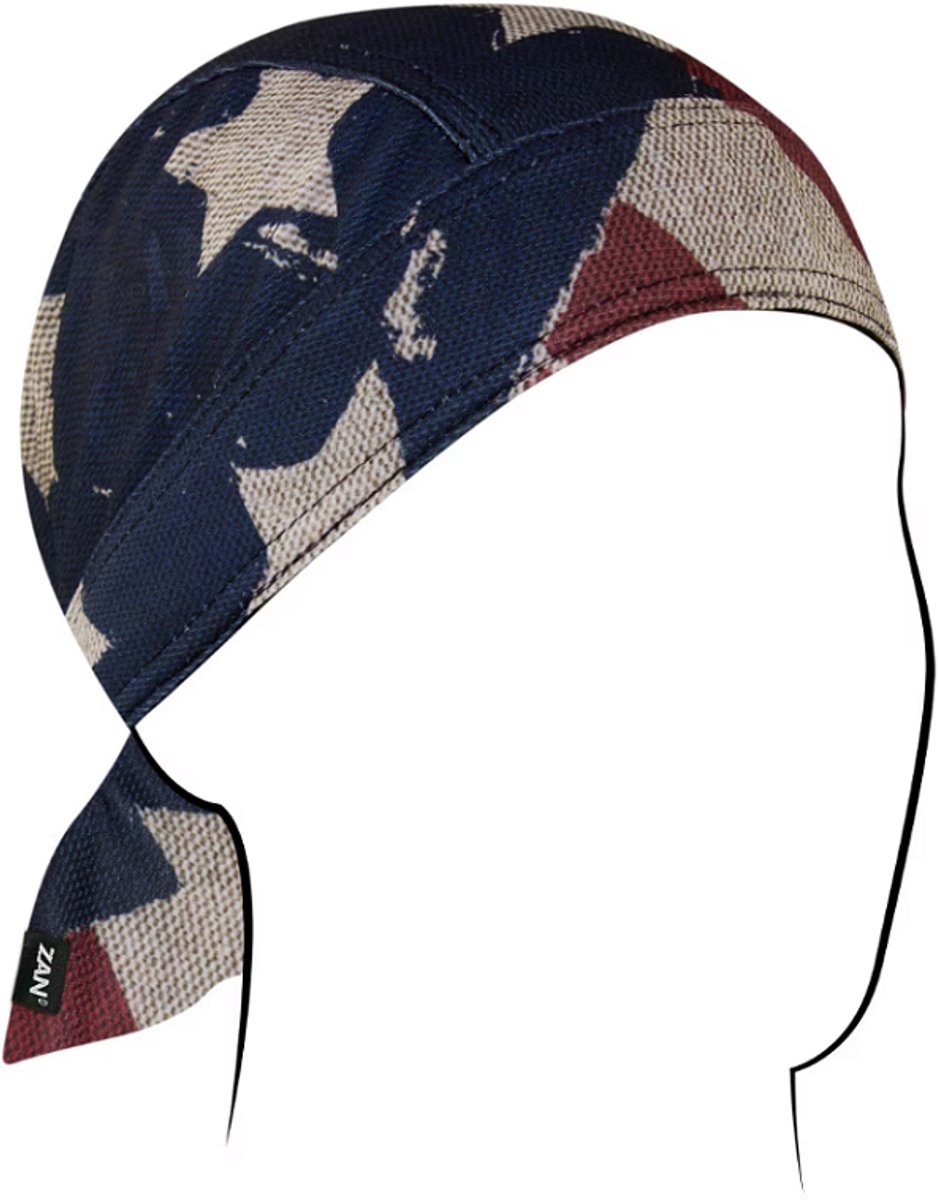 ZAN Headgear - Flydanna - met Zweetband - Patriot
