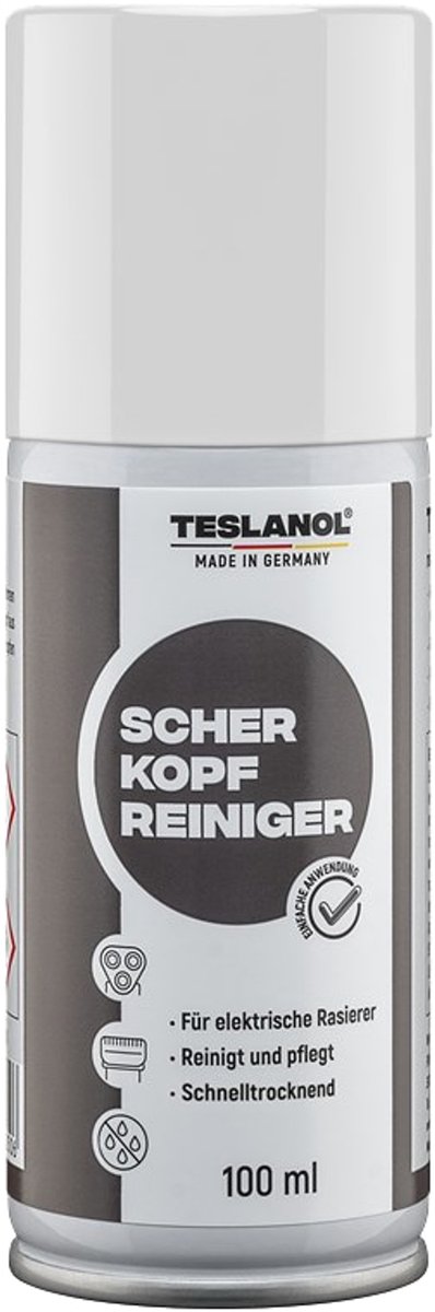 TESLANOL 26050 scheerkoppenreinigingsspray, 100 ml