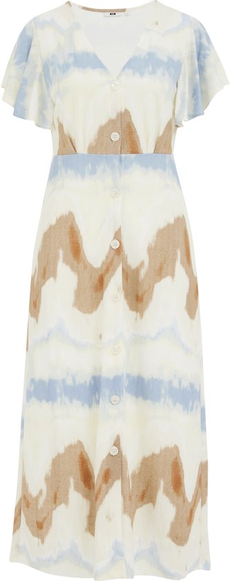 WE Fashion Dames Midi jurk met print