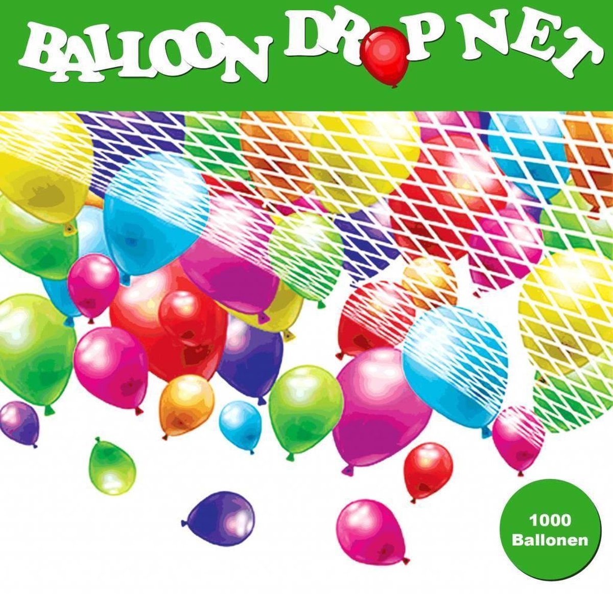 Wefiesta Ballonnenvalnet 2 X 3,6 M Nylon Zwart