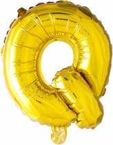 Wefiesta Folieballon Letter Q 102 Cm Goud