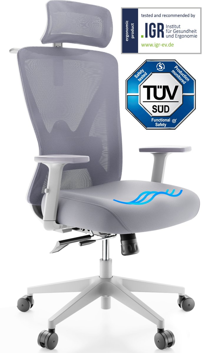 Backerz Ergonomische Bureaustoel - (EAN: ...4628) - Backerz - €207,95