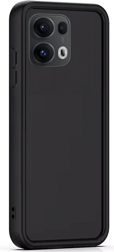 Coque de téléphone noire avec découpe double caméra à l'arrière.