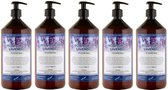 Bodylotion Lavendel 1 Liter - met gratis pomp - set van 5 stuks - Voordeelverpakking