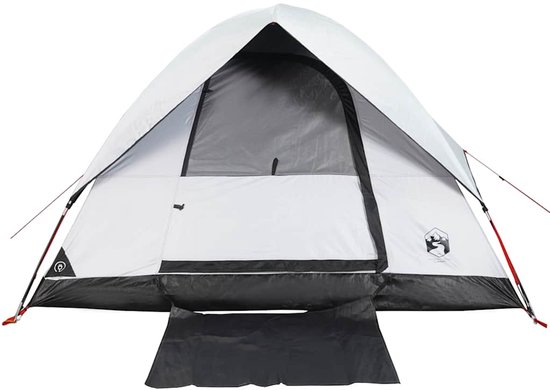 vidaXL Koepeltent - 2-persoons - Verduisterend - Wit Koepeltent - Campingtent - Tweepersoons Tent - Kampertent - Tent van Vidaxl — afbeelding 2