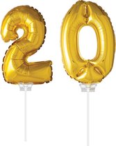 Folie Ballon Goud "20" (40CM)