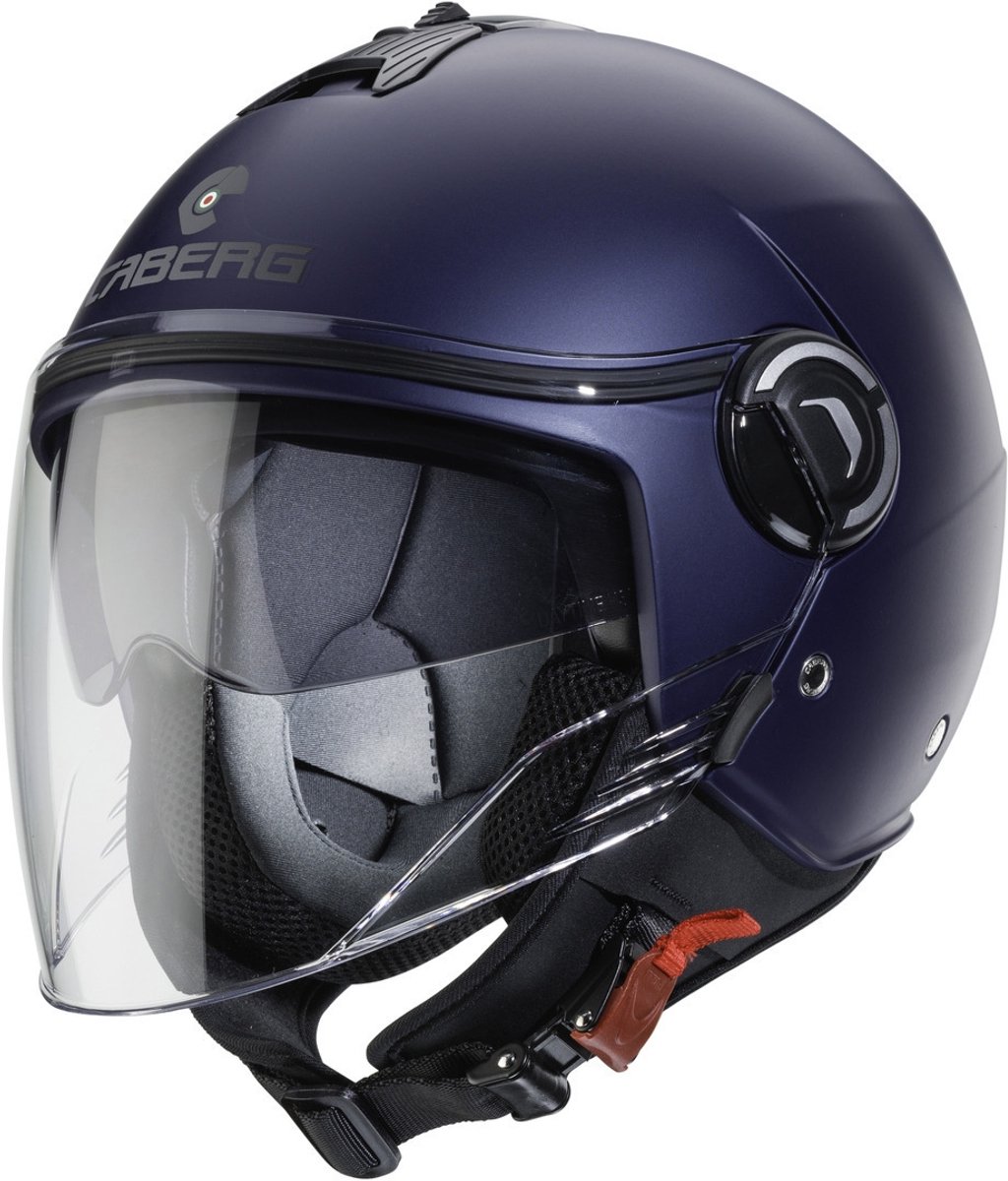 Caberg Riviera V4 X Mat Blauw Jethelm - Maat XL - Helm