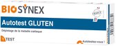 BioSynex - Zelftest Gluten - Eerste Test op Coeliakie voor Thuis - Uitslag in 10 Minuten - 96,7% Correlatie met ELISA-Laboratoriumtest - 1 stuk