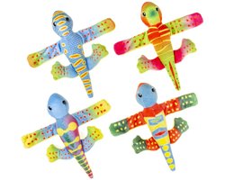 Duckiez Pluche Klaparmband Hagedis - 1 stuk