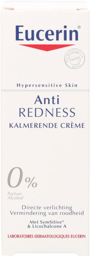 Eucerin AntiREDNESS Kalmerende Dagcreme voor Vrouwen - Corrigerende Crème - Rosacea Crème - Roodheid Gezichtscreme - 50 ml