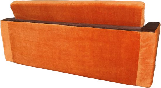 Vos - Uitklapbare kinderzetel - Kinderfauteuil - voor 2 kindjes - 1 tot 3 jaar - zachte pluche van Stefano Fashion — afbeelding 2