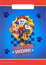 Amscan - PAW Patrol Uitdeelzakjes  23,4 x 16,2 - 8 stuks