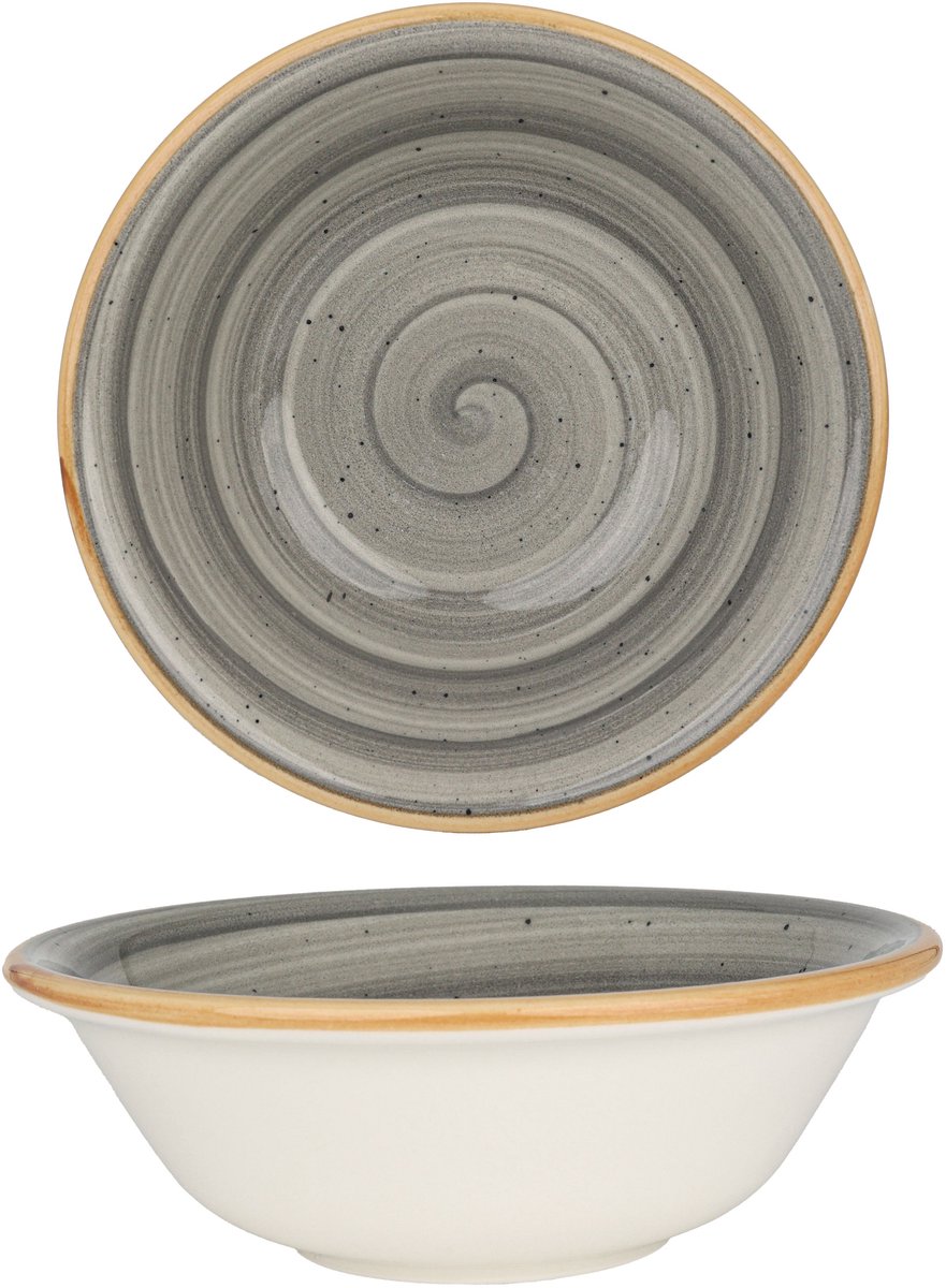 Bonna Kommetje - Aura Space - Porselein - 16 cm (400cc) - set van 6