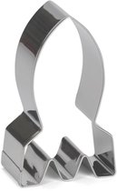 uitsteekvorm Raket 7 cm RVS zilver