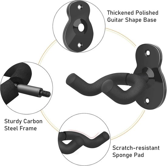 Rayzm Fiddle Stand With Arch Hanger Heavy Duty Folding Violin/Mandolin/ Ukulele Metal Holder Easy Installation