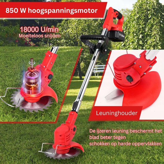 CRLYN® Voegenborstel Badkamer - Voegenreiniger - Schrobborstels - Rood en Zwart van CRLYN — afbeelding 4