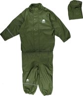 CeLavi Regenpak kinderen - Donker groen - maat 100 (98-104cm)