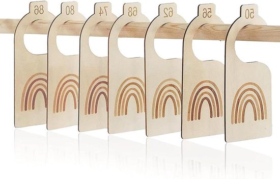 Houten kleerhangers 50 stuks - Made in EU - Natuurlijke houten kleerhangers voor je