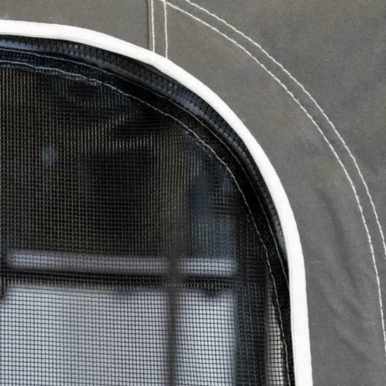 Outsunny muggengaas voor parasol, vliegennet en klamboe, 3 m, met slang, zwart