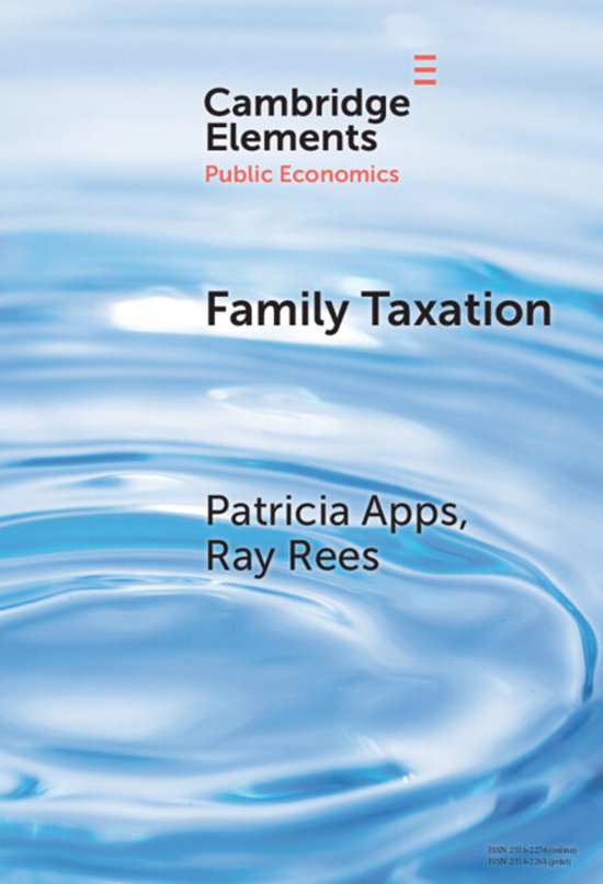 Elements in Public Economics- Family Taxation - cover