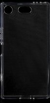 Shop4 - Sony Xperia XZ1 Compact Hoesje - Zachte Back Case Transparant