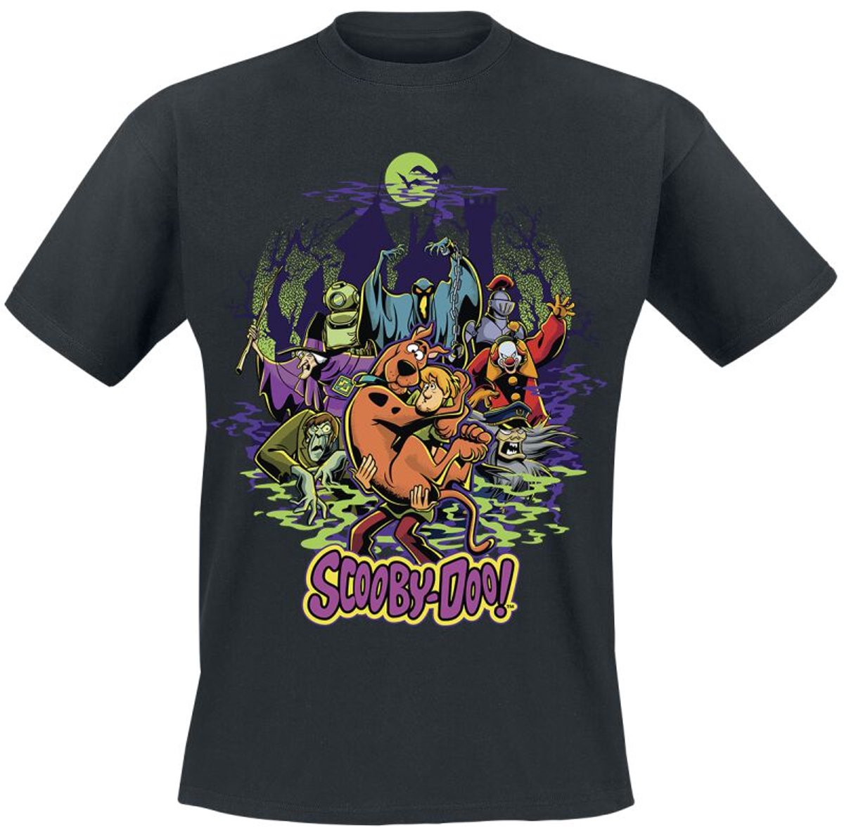 Scooby-Doo Villains Heren T-shirt - zwart - S
