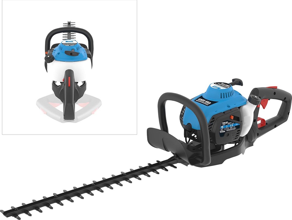 Heggenschaar met 2-takt motor en omgekeerde start - 0,75 kW, 615 mm snijlengte