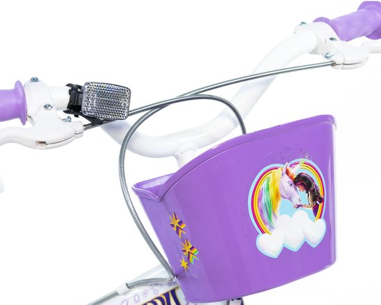 Dino Kinderfiets Unicorn academy 12 inch van Merkloos — afbeelding 5