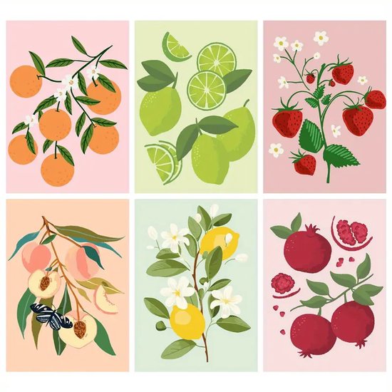 Mini Schilderen op Nummer – Cocktails, Bloemetjes & meer