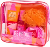 Beaty Dept dames giftset - verzorgingsset Be Proud - Vrouwen rituals geschenkset in toilettas met zeep, lotion en badgel - moederdag - cadeau