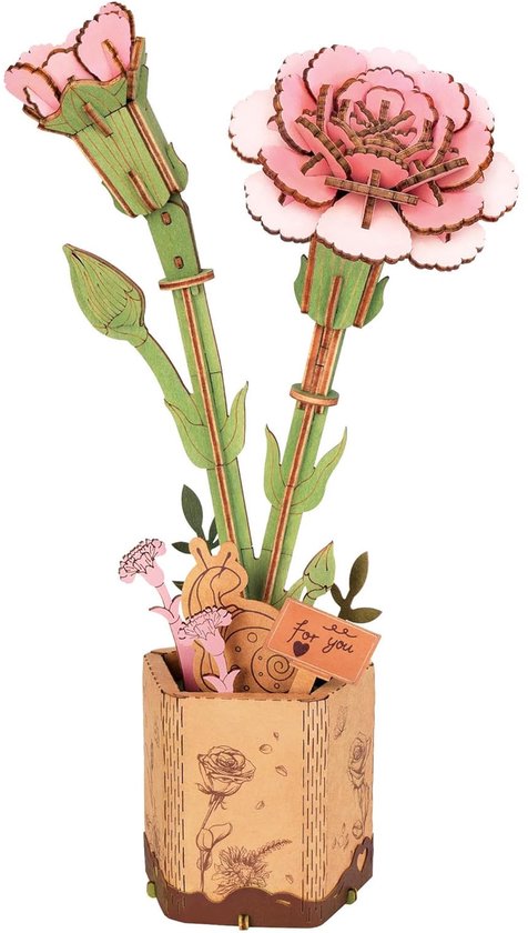 Robotime Pink Carnation TW051