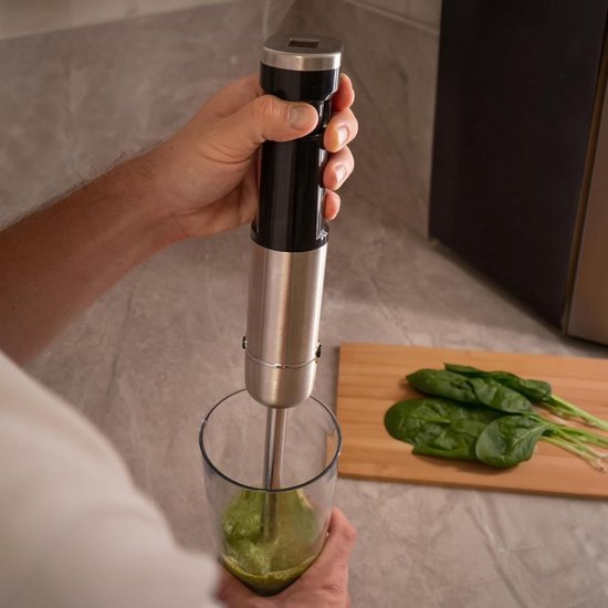CRLYN® Staafmixer Set - Hakmolen - Groentesnijder - Soepmaker - Draadloos van CRLYN — afbeelding 2
