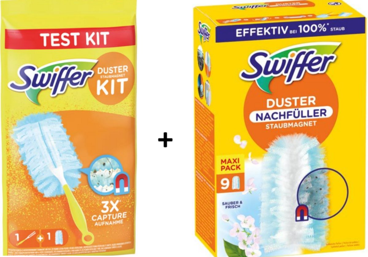 Swiffer - Duster - Voordeelverpakkingen - Plumeau en 10 navullingen