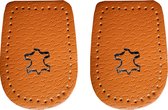 Sodrai Leren Hakverhoger 1 cm | Maat 41 - 46 | Hielspoor | Met Plakstrip | Hakverhoger | Hielverhoger | Gelzolen | 2 Stuks 1 Paar
