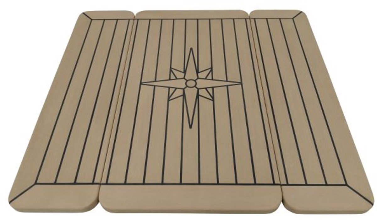 EUDE EcoTeak Tafelblad Wing 34/68x60cm