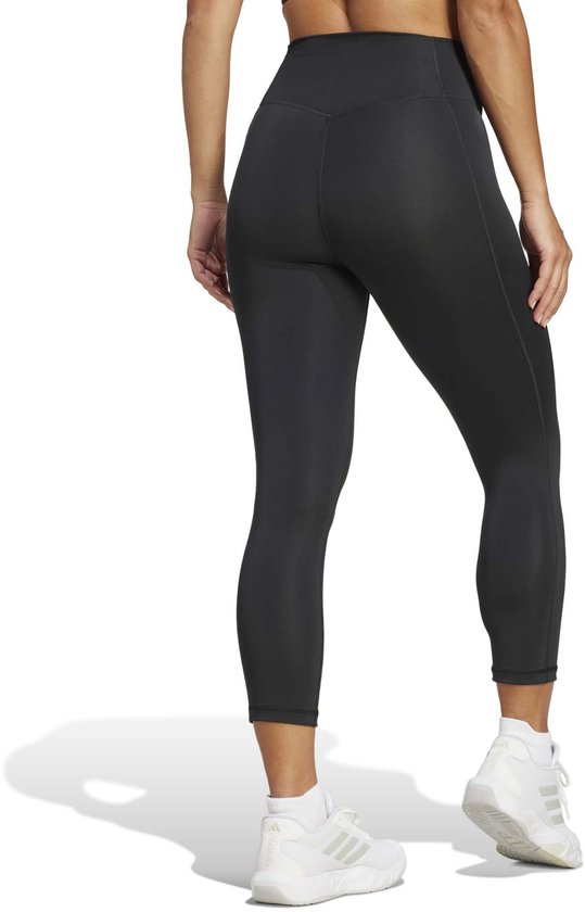 adidas Performance Optime Essentials Stash 3/4 Legging - Dames - Zwart- M van Merkloos — afbeelding 5