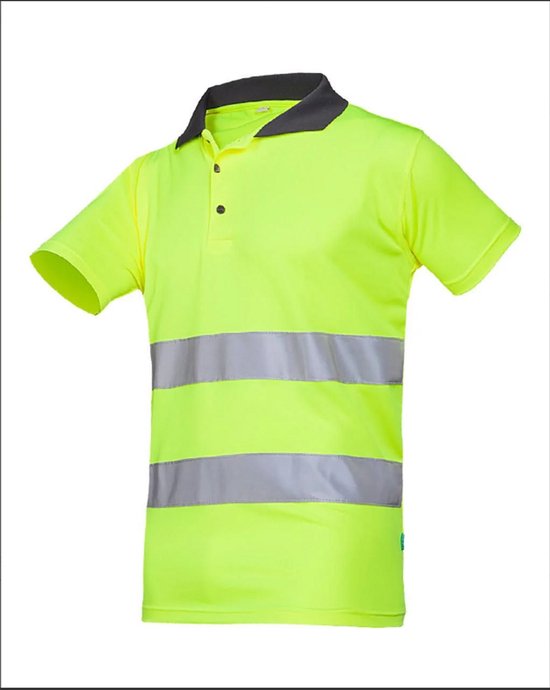 Sioen Polo Molina Fluo Jaune, Taille XL - Polo - T-shirt