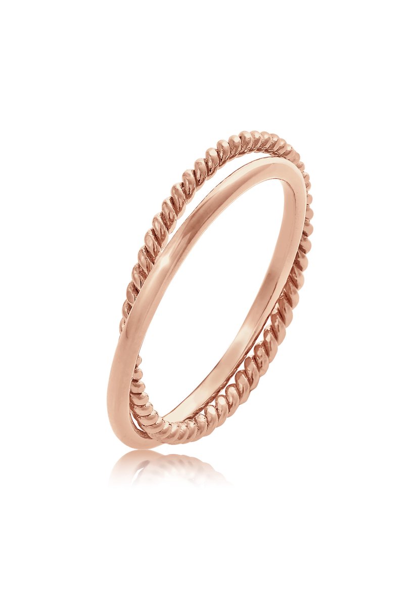 Elli - Ring - Dames Wikkel Klassiek Filigraan Gedraaid Trend in 925 Sterling Zilver - Dames
