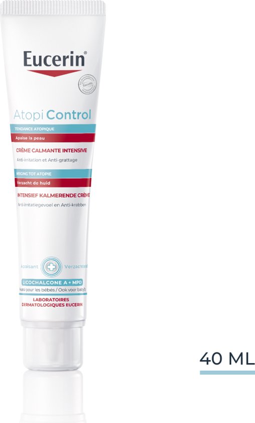 Eucerin AtopiControl Huidcreme - Crème Droge huid - Geurvrij – 40 ml