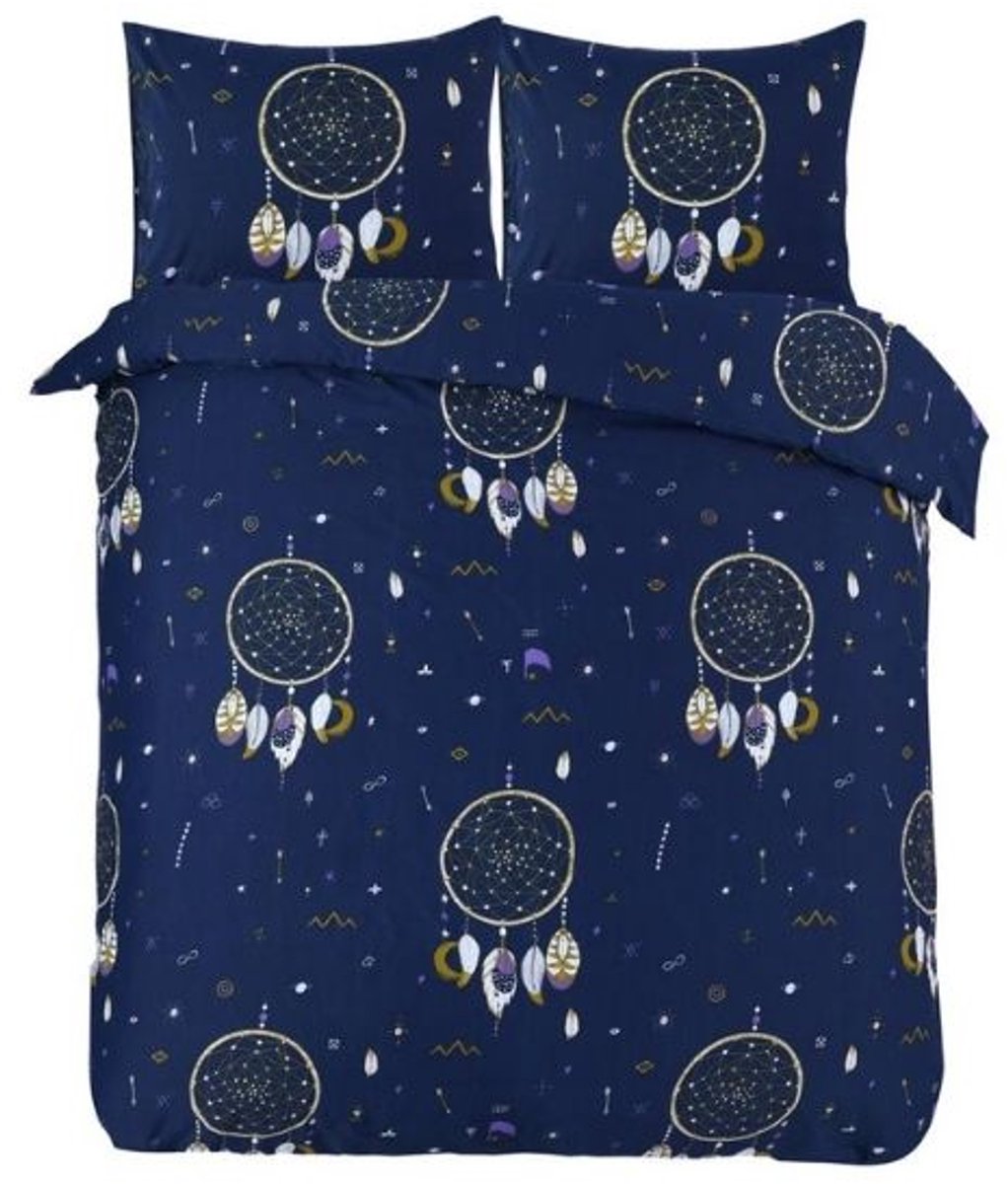 Husch Dekbedovertrek Dreamcatcher - 240x200/220 - Donkerblauw