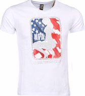 T-shirt - NPA Print - Wit