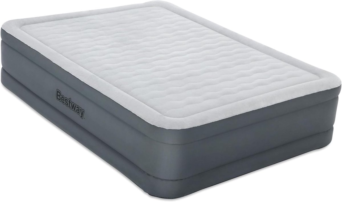 Luchtbed Snugable Top 203 x 152 x 46 cm met Elektrische Pomp - Perfect voor 2 Personen